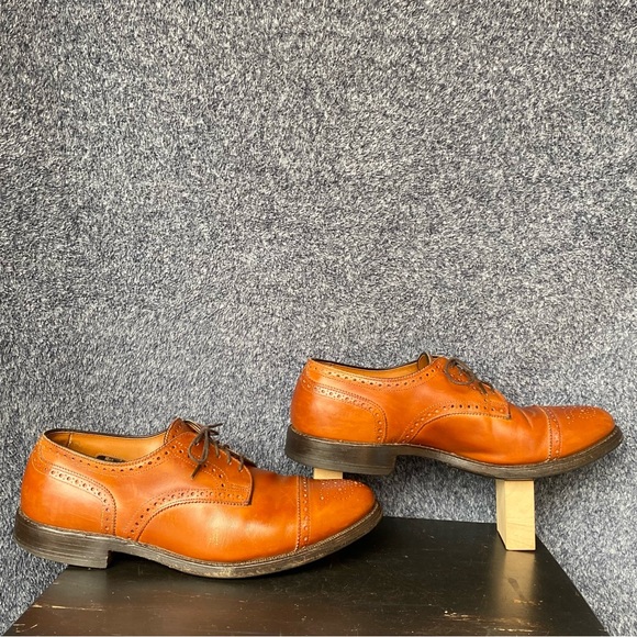 ALLEN EDMONDS Sanford Cap Toe Oxford Lace-up Dress Shoes - Picture 10 of 15